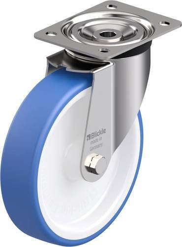 Blickle LX-POTHS 200G Edelstahl-Lenkrolle mit 200mm Rad-Durchmesser und 400kg Tragfähigkeit - Bild 1