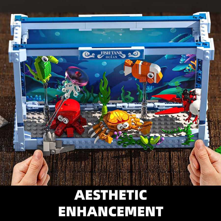 YCOLE Aquarium Bausteine Spielzeugset 391 Teile - Bild 3