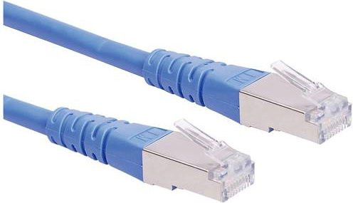 Roline RJ45 Patchkabel CAT 6 S/FTP Ethernet LAN Kabel Blau 20 m - Bild 1