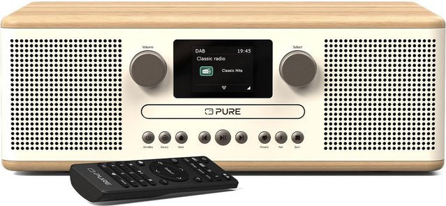 Pure Classic C-D6 Kompaktanlage CD/Radio-System in Weiß/Eiche - Bild 1