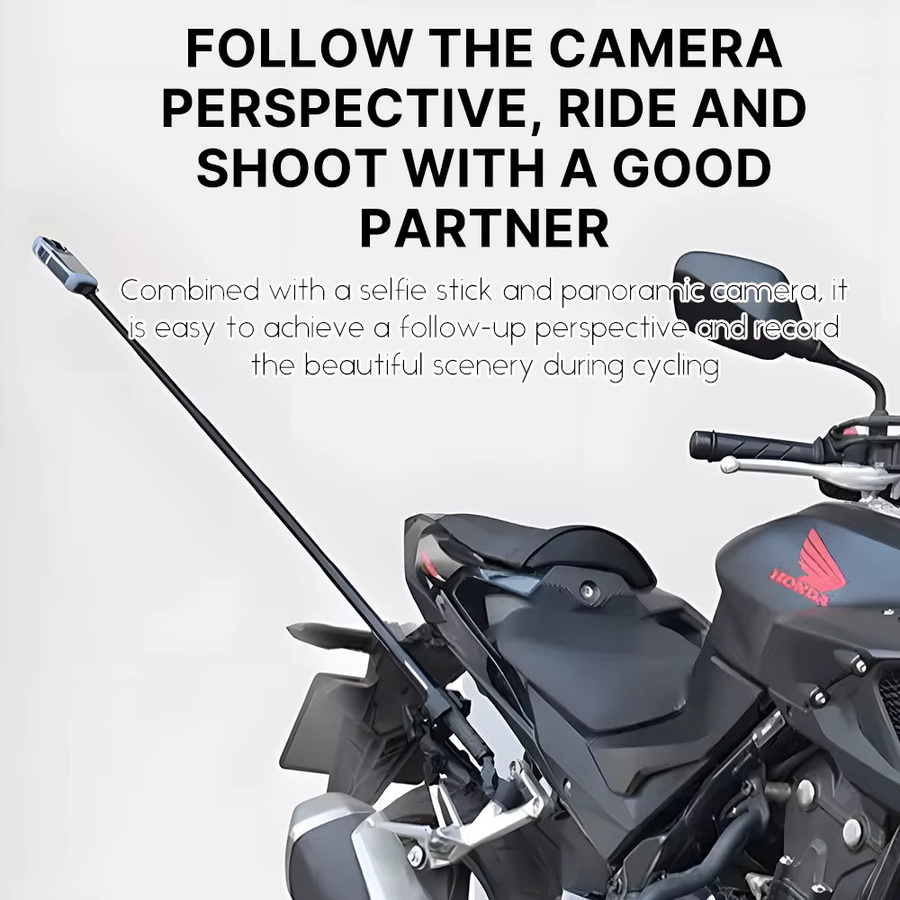 Insta360 Carbon Fiber Selfie Stick Kit Extended Edition Unsichtbares Einbeinstativ in Schwarz für Insta360 One X2 X3 und GoPro Zubehör - Bild 3