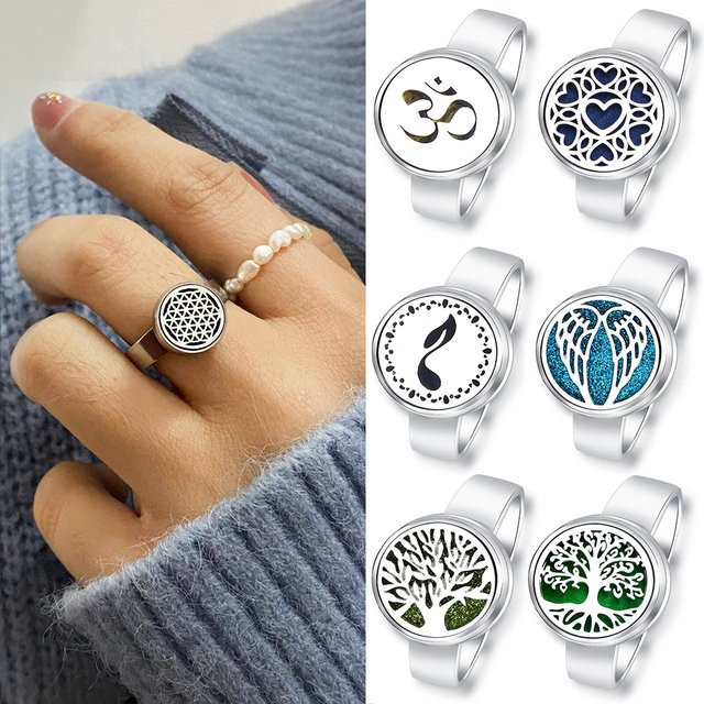 MODKISR Ring Edelstahl, Silber, Unisex - Bild 1