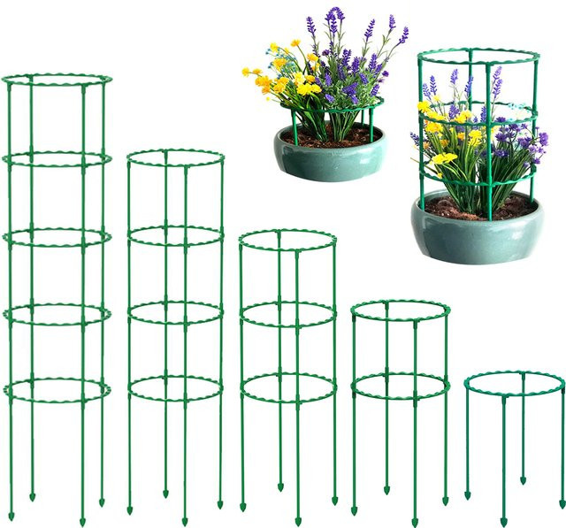 Spalier aus kunststoffbeschichtetem Stahl als Rankhilfe für Blumen und Gemüse - Bild 1