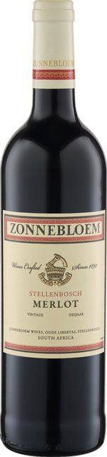 Zonnebloem Merlot Rotwein, 2022, Stellenbosch, trocken, 0,75 l - Bild 1