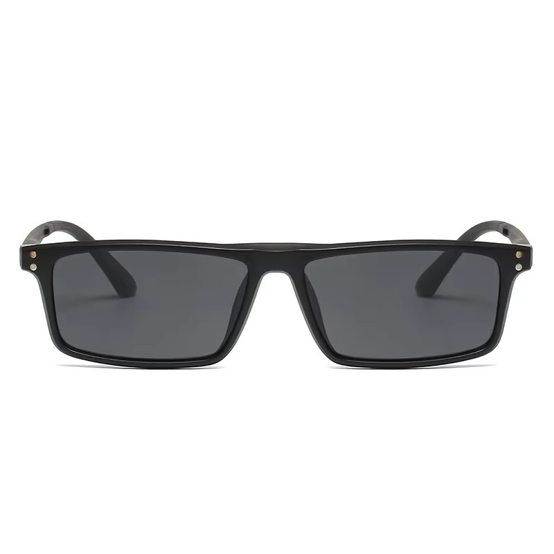 NINJONA Sonnenbrille, quadratisch, Vollrand, Unisex, schwarz, polarisiert - Bild 3