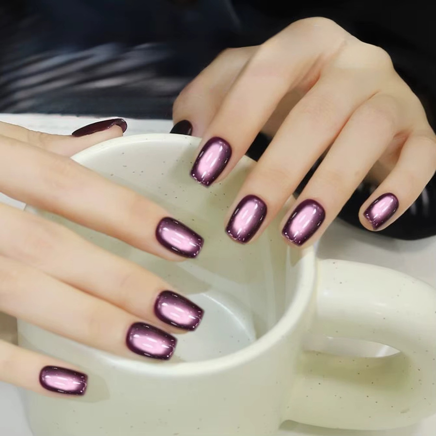 MIANEL Nagellack, Lila Katzenauge-Gel, 10 ml - Bild 4