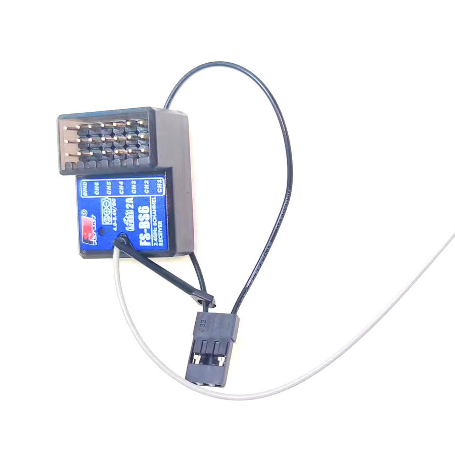 FlySky FS-BS6 Empfänger 2,4 GHz 6CH AFHDS2 mit Antenne für FS-GT5 und FS-IT4S Sender - Bild 2