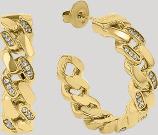 Joop! Creolen, Gold, Zirkonia, Damen - Bild 1