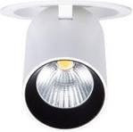 Brumberg LED-Einbauleuchte rund in Silber, 9W, warmweiß, IP20 - Bild 1