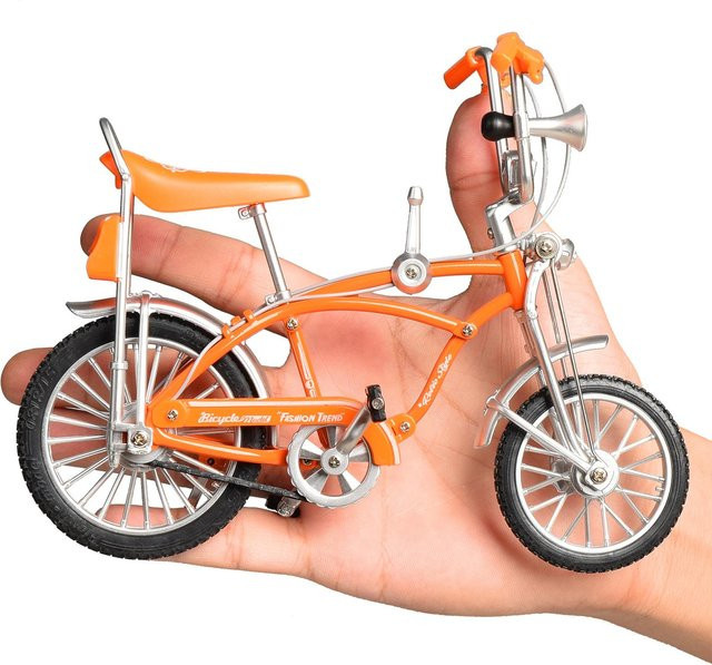 Linyi toy car Rennrad Modell, Vintage Mountainbike Modell Statue, Metall, Maßstab 1:8, ab 14 Jahren - Bild 1