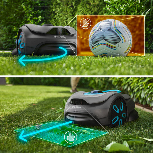 GARDENA Mähroboter smart SILENO sense mit Vision-KI für bis zu 600 m2, Schwarz - Bild 3
