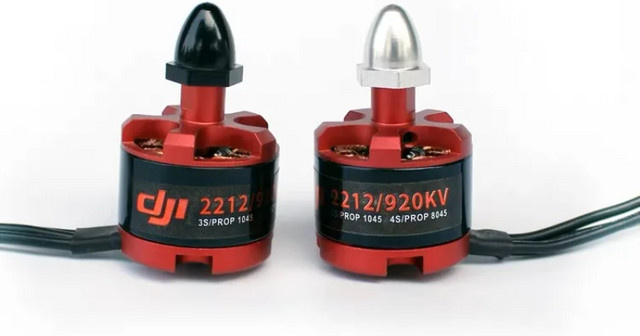 DJI Brushless Motor 2212 920KV CW CCW selbstsichernd für Phantom F330 F450 F550 RC Multicopter Quadcopter FPV Drohne in Rot - Bild 1
