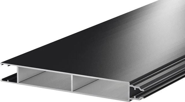 ZacAlu Alupanel Zaunelement aus Aluminium in Anthrazit, Höhe: 180 cm - Bild 1