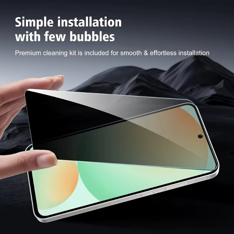 4er Pack HKSN Sichtschutz Panzerglas für Samsung Galaxy S24 S23 FE A56 A55 A54 A36 A35 A26 A25 A23 A16 A15 A14 A13 A06 in Transparent - Bild 3