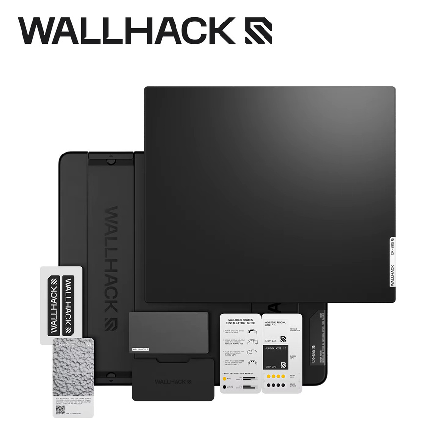 WALLHACK CR005 Steuerglas-Mauspad Schwarz, B: 510 mm, T: 440 mm - Bild 2