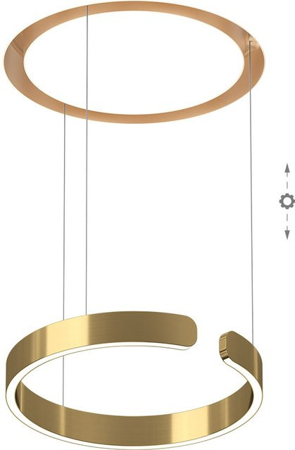 Occhio Mito Cosmo LED-Pendelleuchte in Gold matt und Bronze mit Tunable White Lichtsteuerung - Bild 1