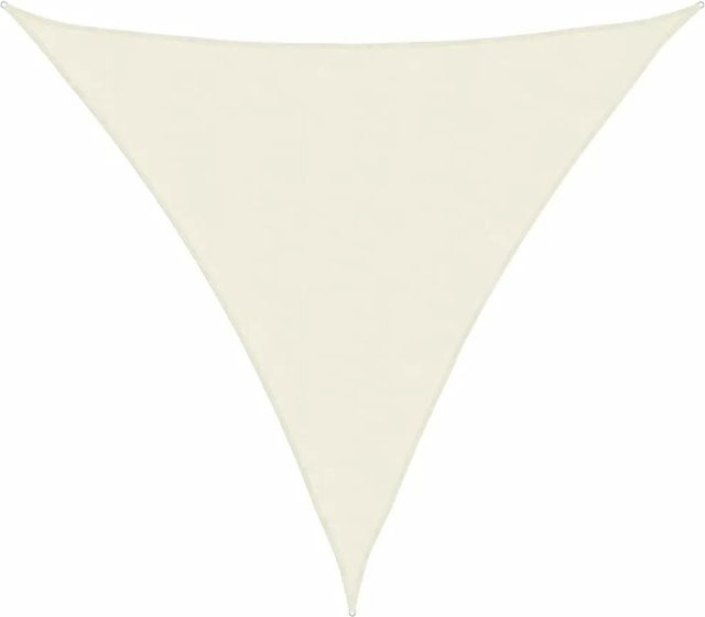 vidaXL Sonnensegel aus Oxford-Gewebe Dreieckig Creme B/B/B: 5 x 5 x 5 m - Bild 1