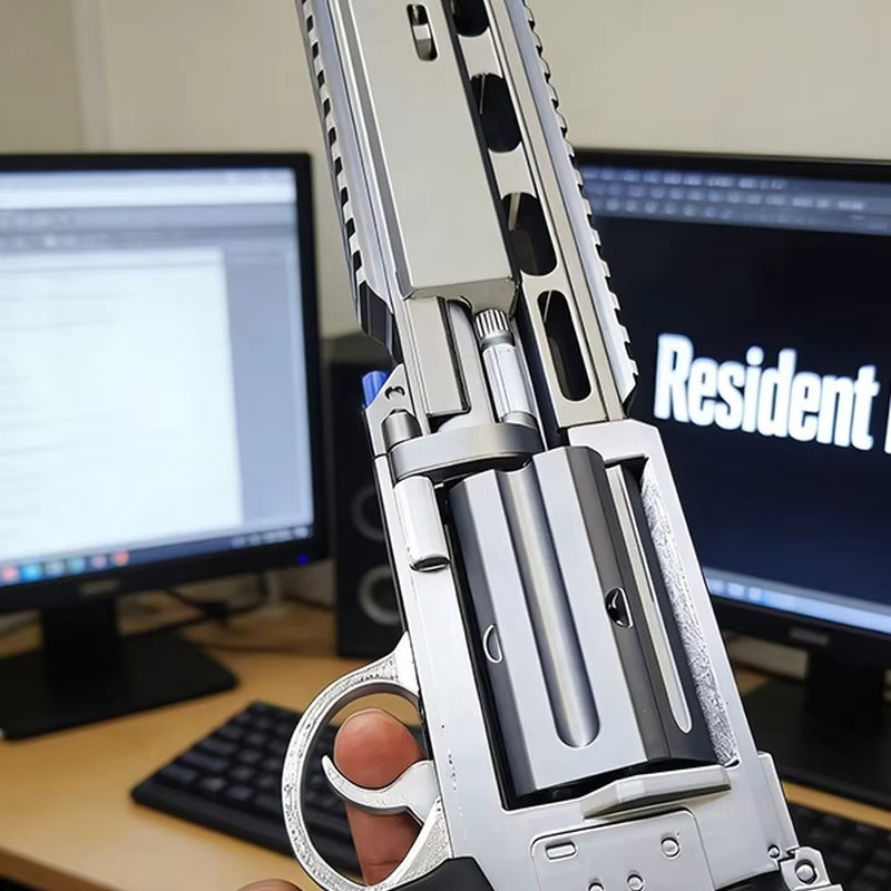 Bandai Resident Evil Leon Revolver Figur, Spiel-Zubehör, Grau - Bild 4