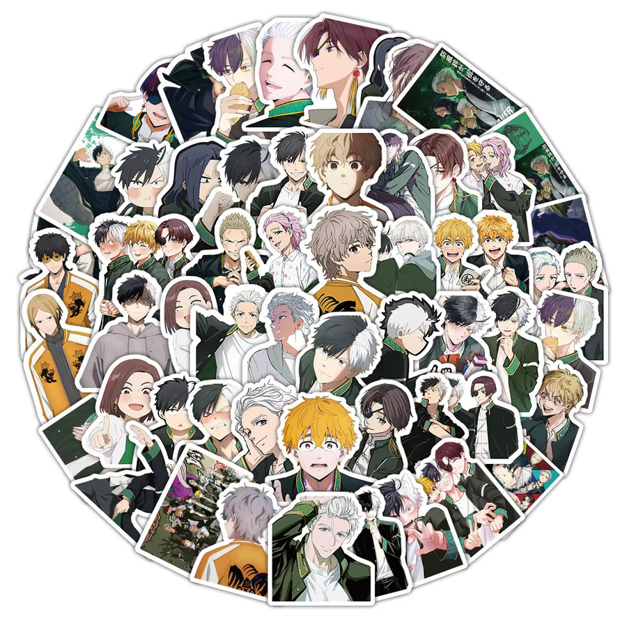 Bandai Wind Breaker Anime Graffiti Aufkleber, Cartoon-Sticker, 10/30/50 Stück - Bild 3