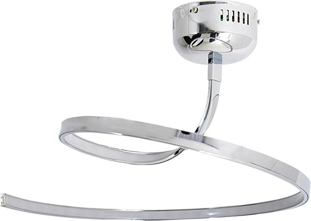 Näve LED-Deckenleuchte Loop Line in Chrom mit 60 cm Durchmesser - Bild 1