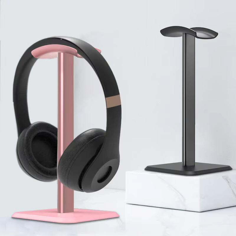 SD&HI Kopfhörerständer aus Aluminiumlegierung in Schwarz als platzsparender Headset-Halter und Desktop-Organizer für deinen PC - Bild 1