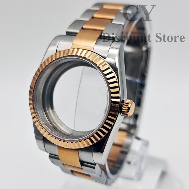 RICHUS Uhrengehäuse Edelstahl, Saphirglas, 36 mm, 39 mm - Bild 1