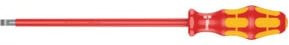 Wera Schlitz-Schraubendreher 160 i VDE-isoliert, Farbe: Rot, Breite: 1,2 mm, Tiefe: 6,5 mm, Höhe: 200 mm - Bild 1