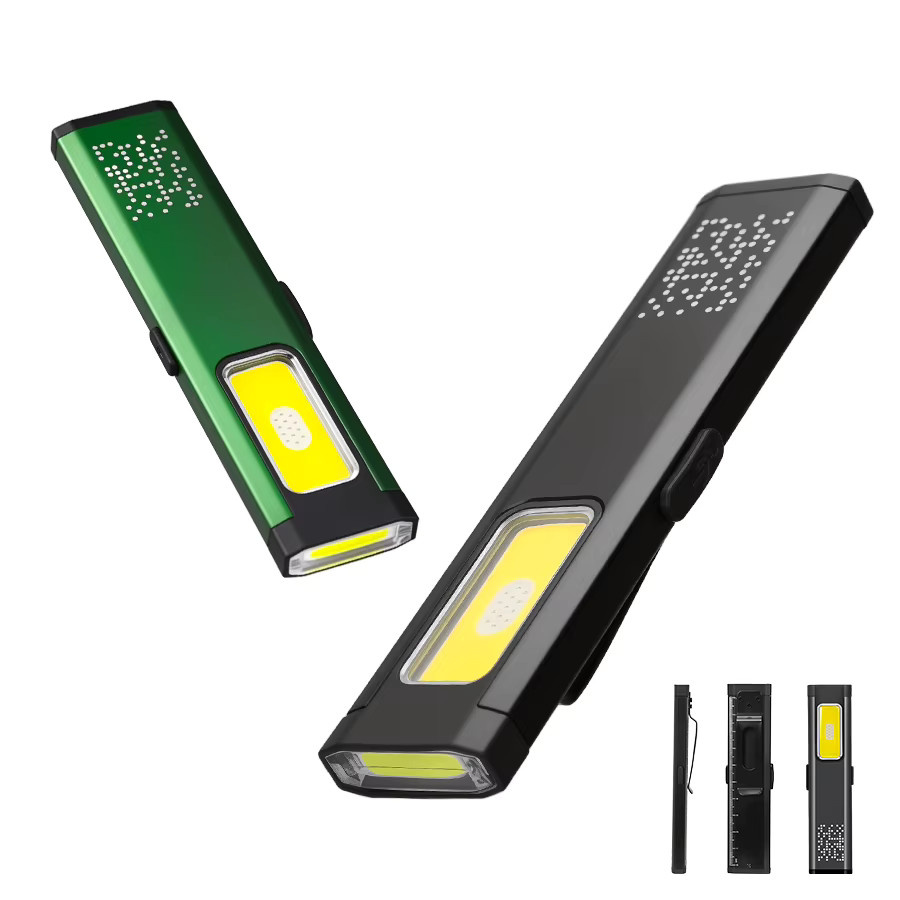 KDULIT Mini-LED-Taschenlampe, wasserdichte und wiederaufladbare Outdoor-Taschenlampe mit Magnetgriff in Schwarz - Bild 4