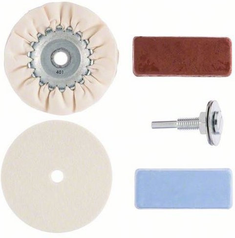 Bosch Hobby-Polier-Set 5-teilig für Bohrmaschinen, mehrfarbig - Bild 1