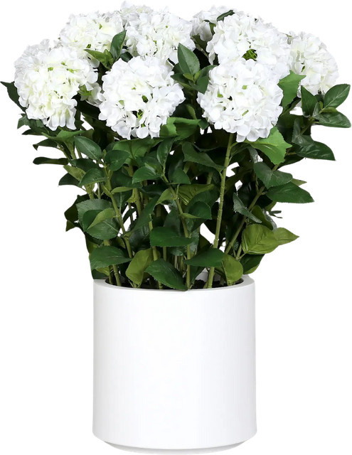 Künstliches Hortensien-Arrangement Norman von Aplanta, Tischdekoration, Höhe: 86 cm - Bild 1