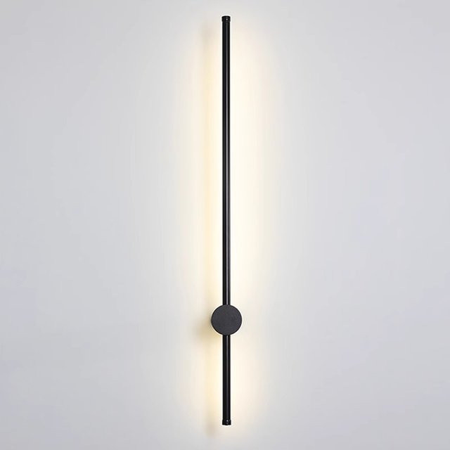 Claeted Moderne LED Wandleuchte Up-Down in Schwarz aus Metall für Wohnzimmer und Schlafzimmer - Bild 1