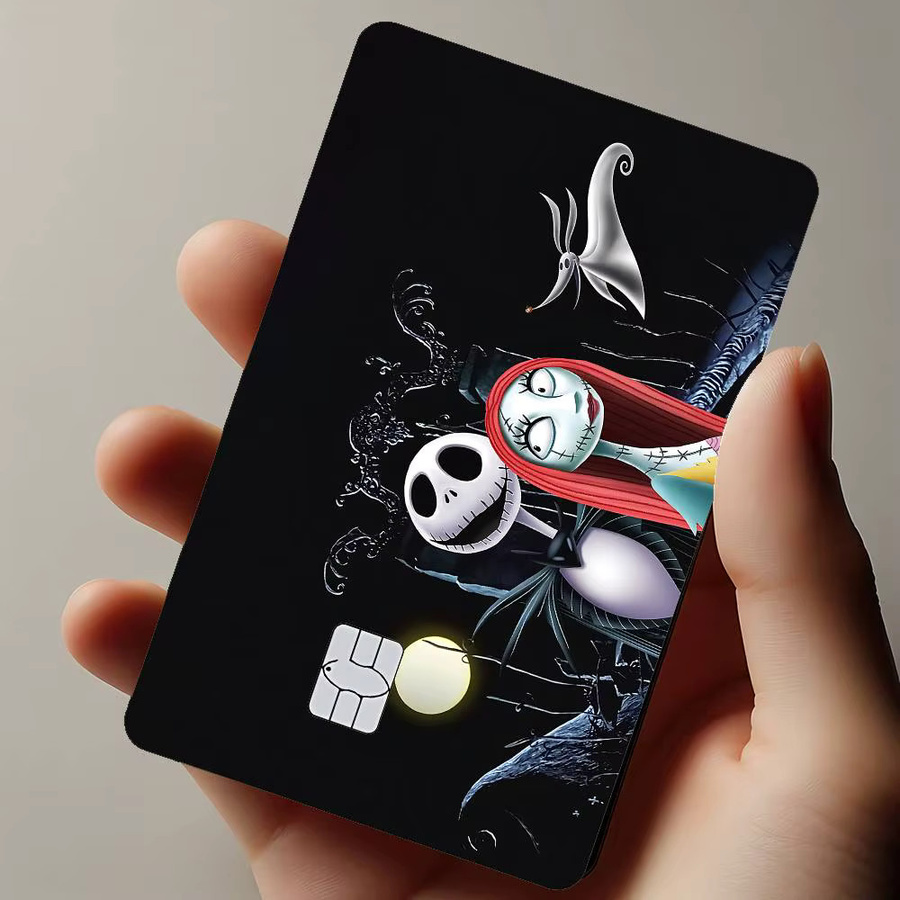 52TOYS Nightmare Before Christmas Jack Skellington Sticker Skin für Debit- und Kreditkarten, Ultra Thin No Fade Design - Bild 3