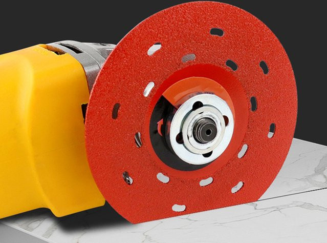 DAZZLEEX Diamant-Trennscheibe in Rot für Fliesen und Porzellan, Durchmesser: 100 mm - Bild 1