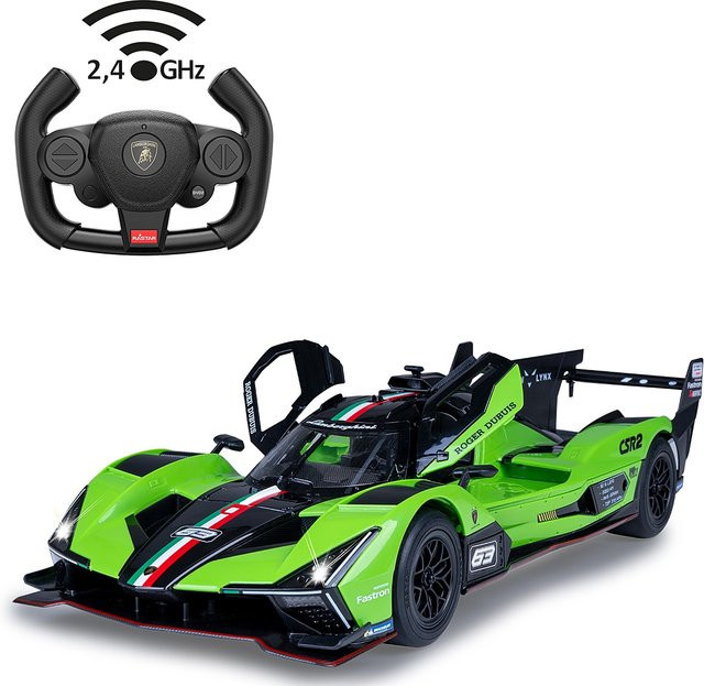 JAMARA Lamborghini SC63 LMDH ferngesteuertes Fahrzeug 1:14 grün ab 6 Jahren - Bild 4