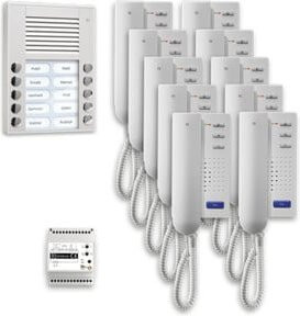 TCS Tür Control Audio Außenstation Pack 10 PES Tasten Weiß Aufputz PPA10-EN/02 - Bild 1