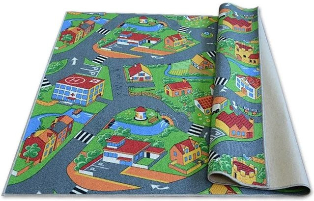 RugsX Teppich Little Village VG1505 Mehrfarbig B: 100 cm, T: 100 cm - Bild 1