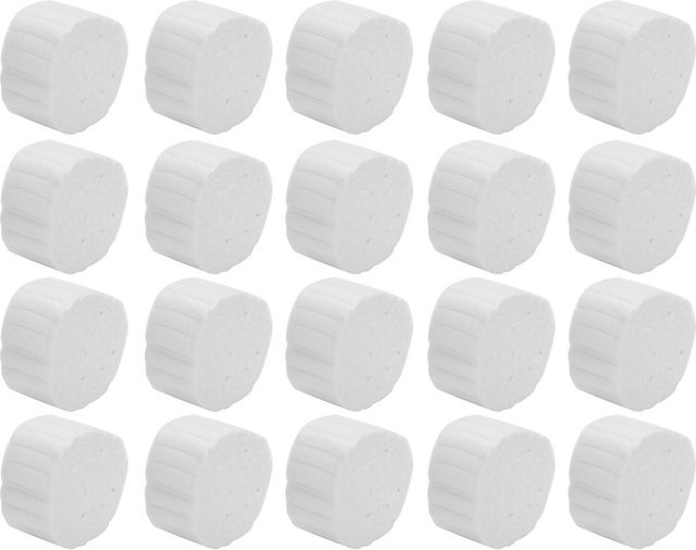 Zahnärztliche gerollte Wattebällchen, 100 Stück, weiß - Bild 1