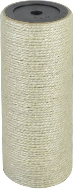 vidaXL Katzen-Kratzsäule aus Sisal in Beige, B/T/H: 8 x 8 x 20 cm - Bild 1