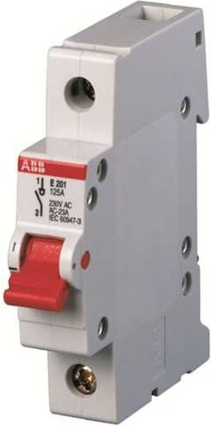 ABB 2CDE281001R0100 E201/100R Lasttrennschalter 1-polig in Grau - Bild 1
