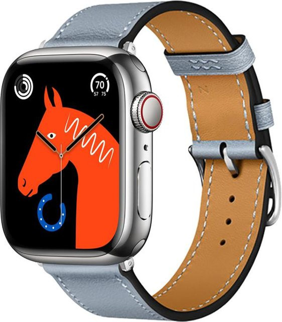 Uhrenarmband Leder, Schwarz, Unisex - Bild 1