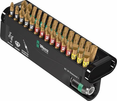 Wera Bit-Check 30 Diamond 1 Bit-Set, 30-teilig, Schwarz - Bild 1