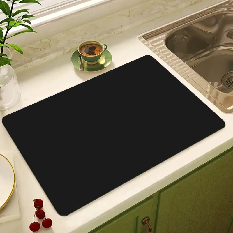 VIKAMA Geschirrabtropfmatte als schnelltrocknende Küchenarbeitsplattenmatte, rechteckig, Breite: 30,0 cm, Tiefe: 20,0 cm - Bild 2