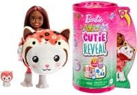 Barbie Cutie Reveal Chelsea Costume Cuties Serie Kitty Red Panda Puppe in Rot und Braun - Bild 1