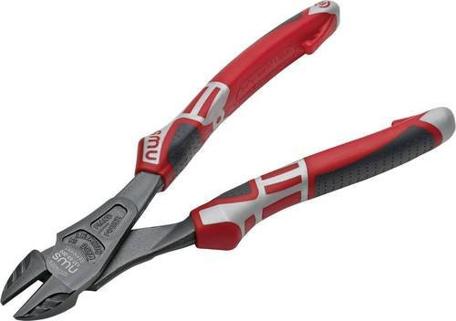 NWS Kraft-Seitenschneider mit Facette in Rot, 200 mm - Bild 1