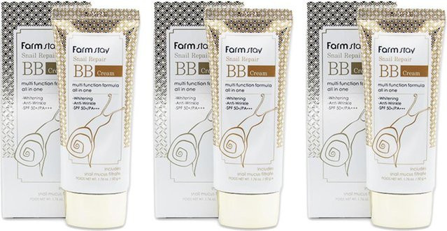 Farm Stay Revitalisierende BB-Creme mit Schneckenschleim, SPF 50+, 50g - Bild 1