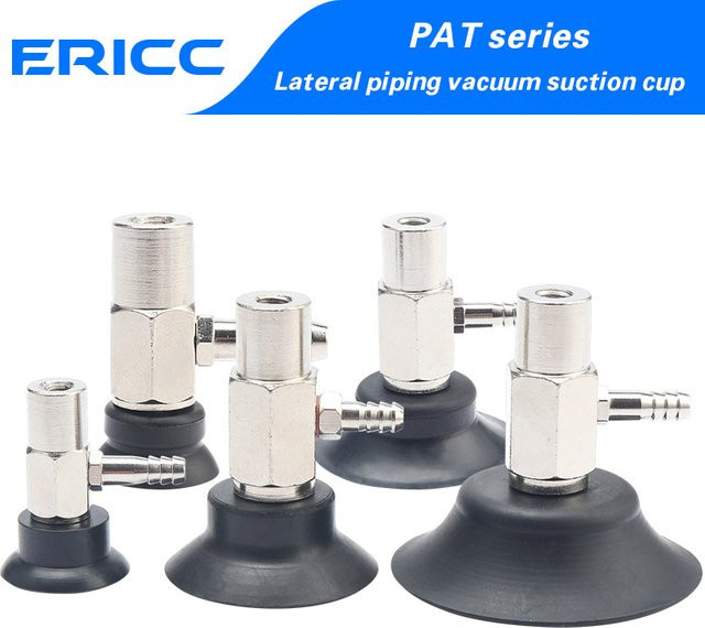Industrielle seitliche Ansauganschlüsse mit Vakuumsaugnapf von ERICC PFYK PAT-06 bis PAT-50 - Bild 1