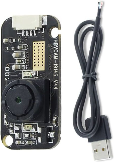 UICPAL USB-Kameramodul GC0308 in Schwarz mit 0,3 Megapixeln und HD-Auflösung 640x480 für Linux, Android und Windows - Bild 1