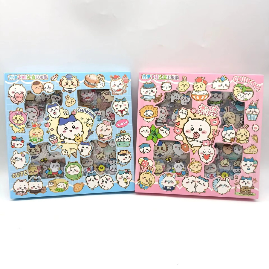 Jiyi Kawa Anime Spielzeug-Aufkleber, 100 Stück, Transparente Applikationen - Bild 2