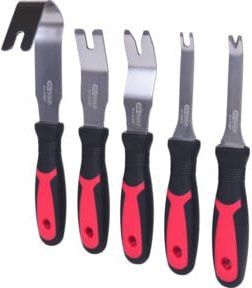 KS Tools Cliplöser- und Schneidsatz aus Edelstahl, 5-teilig, Mehrfarbig - Bild 1