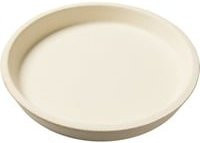 Big Green Egg Back- und Pizzastein aus Cordierit-Keramik, beige, rund - Bild 1